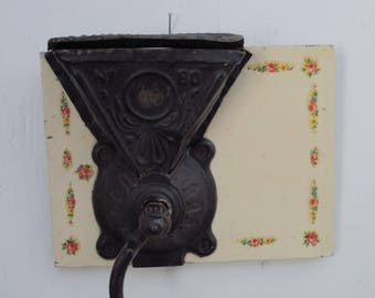 Antique Coffee grinder Cast Iron Wall Mount Coffee Mill Parker No. 80