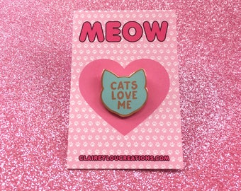Cat Pin - Kitty Pin - Cat Pins - Cat Brooch - Cat jewellery - Cat Gifts - Cat Lady - Cat Gifts - Crazy Cat Lady - Cat Lover