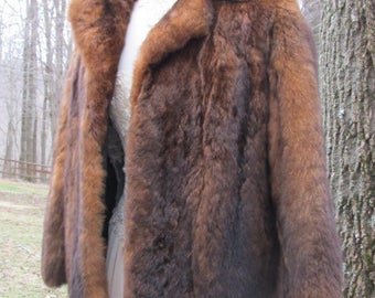 Beautiful Vintage Real Fur Coat