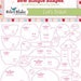Let's Bake! Sew Simple Shapes by Lori Holt - Bake Sale 2 - 25 templates - Item STT-8451