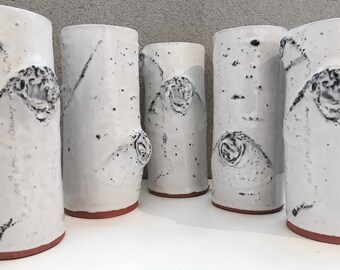 Birch/Aspen Tree Tumbler-Vase, Cup, Mug