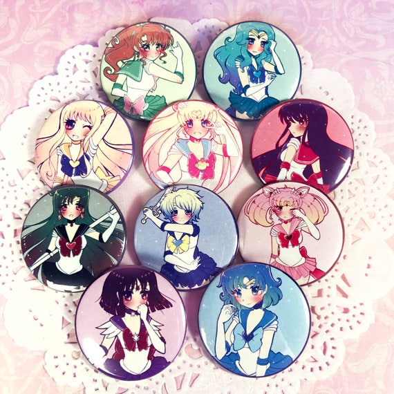 Buttons: Sailor Moon