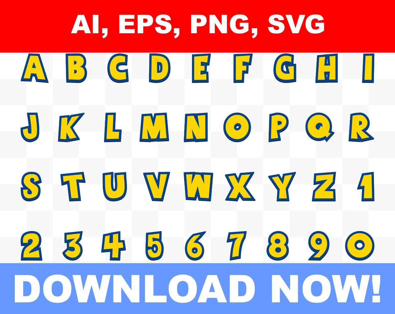 Download Toy Story, alphabet number and letters, Toy Story Logo ...