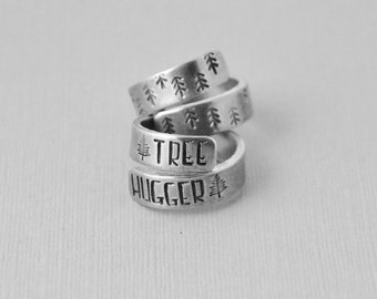 Aluminum wrap ring / Tree hugger ring