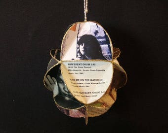 Linda Ronstadt Album Cover Ornament Made Of Repurposed Record Jackets