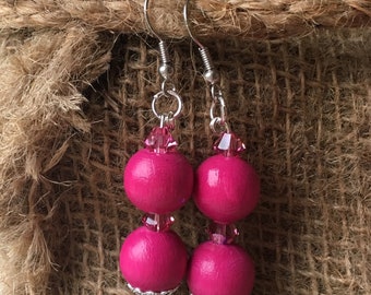 Pink Earrings Various Shades