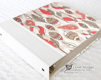 5 Year Baby Memory Book - Feathers