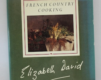 A signed limited edition hardback of French Country Cooking by Elizabeth David