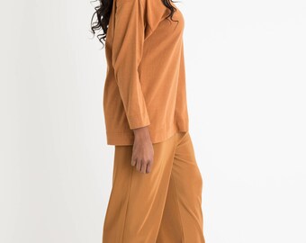 90s Mustard Crop Pants L