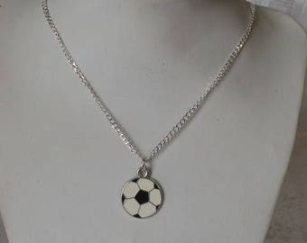 Necklace with mixed - Football