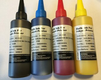 400ml Dye sublimation Ink for Epson workforce wf 7610 7620 2630 2650 2660 2640 2520 2530 545 630 633 635 645 2540 3620 3640 7110 printer