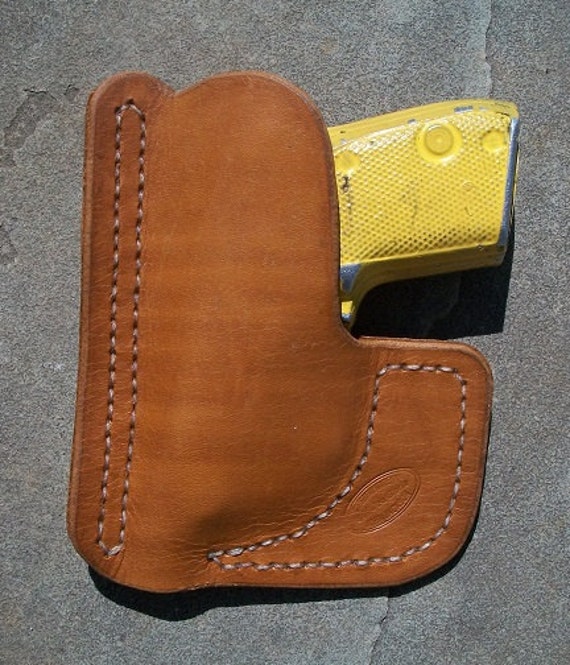 brown pocket Beretta Bobcat holster