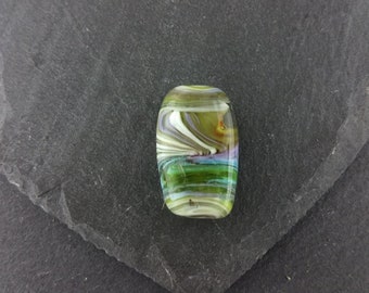 Ends of days glass focal bead | Handmade lampwork glass