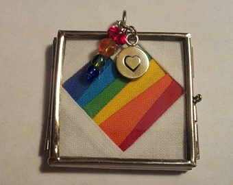 Rainbow Heart #GLSEN Necklace