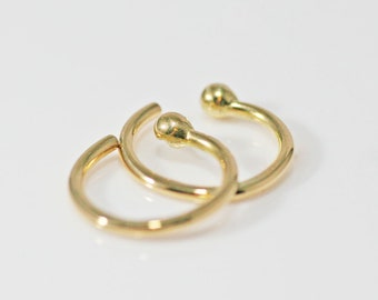 Huggie Earrings, Small Gold Hoops, Tiny Hoop Earrings, Solid Gold Hoop Earrings, 14k, 18k, petite hoop earrings