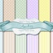 Digital Paper Pack - Pastel Dots & Stripes