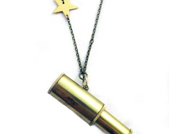 Stargazer Telescope Necklace