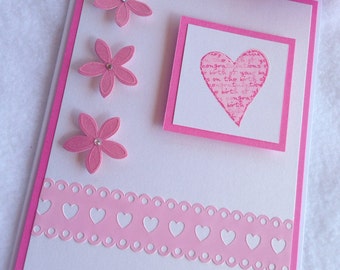 New Baby Card, Baby Girl Card, Baby Girl Gift, Baby Shower Gift, It's a Girl
