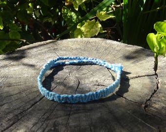 Friendship Bracelet shade of blue