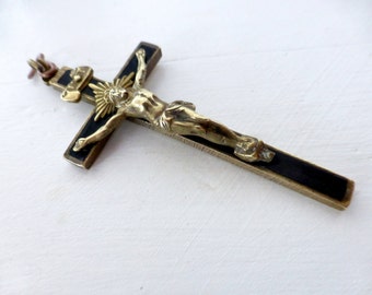 Antique French, Pectoral Crucifix, Shipping included