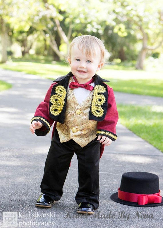 RingMaster Costume Circus Ring Leader Baby Photo Props