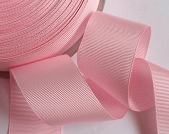 5 yards 1.5 inches Grasgrain Ribbon in Pink RG-15-12