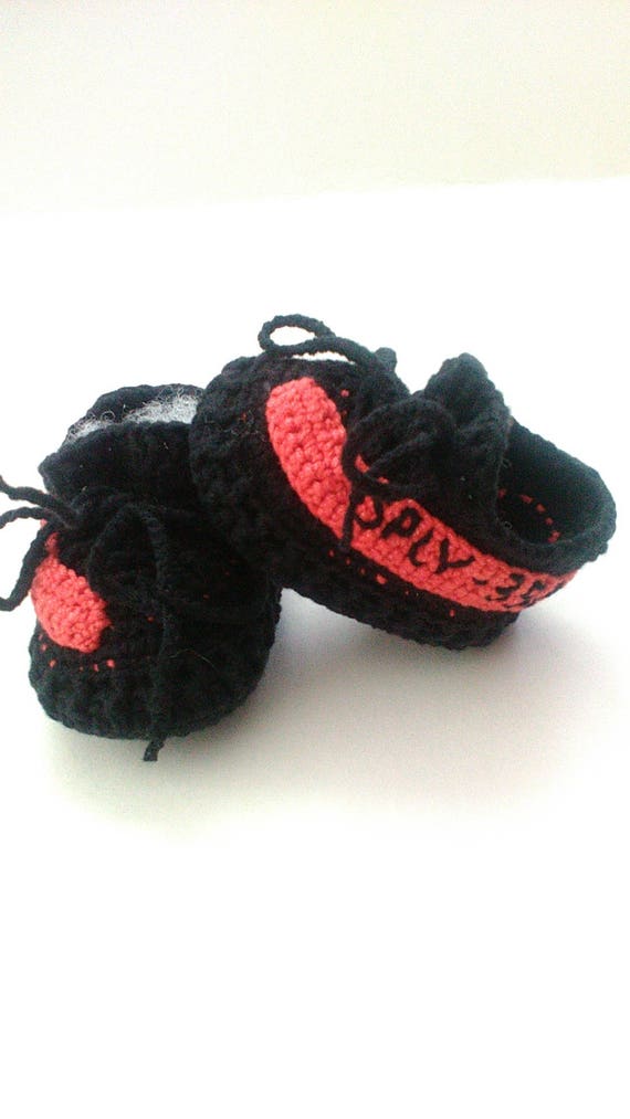 crochet yeezy booties