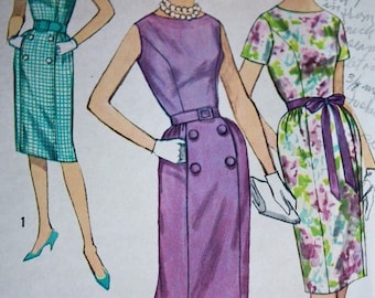 Fab Sheath Dress Pattern---Simplicity 3874---Size 16 Bust 36