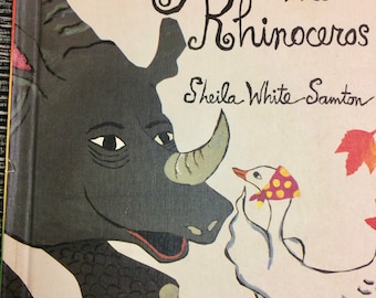 Tilly and the Rhinoceros Vintage Children's Book Sheila White Samton
