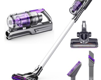 Turbo Cordless Vacuum Cleaner | REV Bigfoot Lithium Ion Battery Portable Vacuum | VViViD