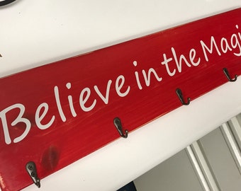 Believe in the magic stocking holder