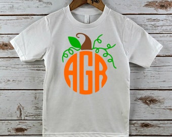 monogram pumpkin shirt