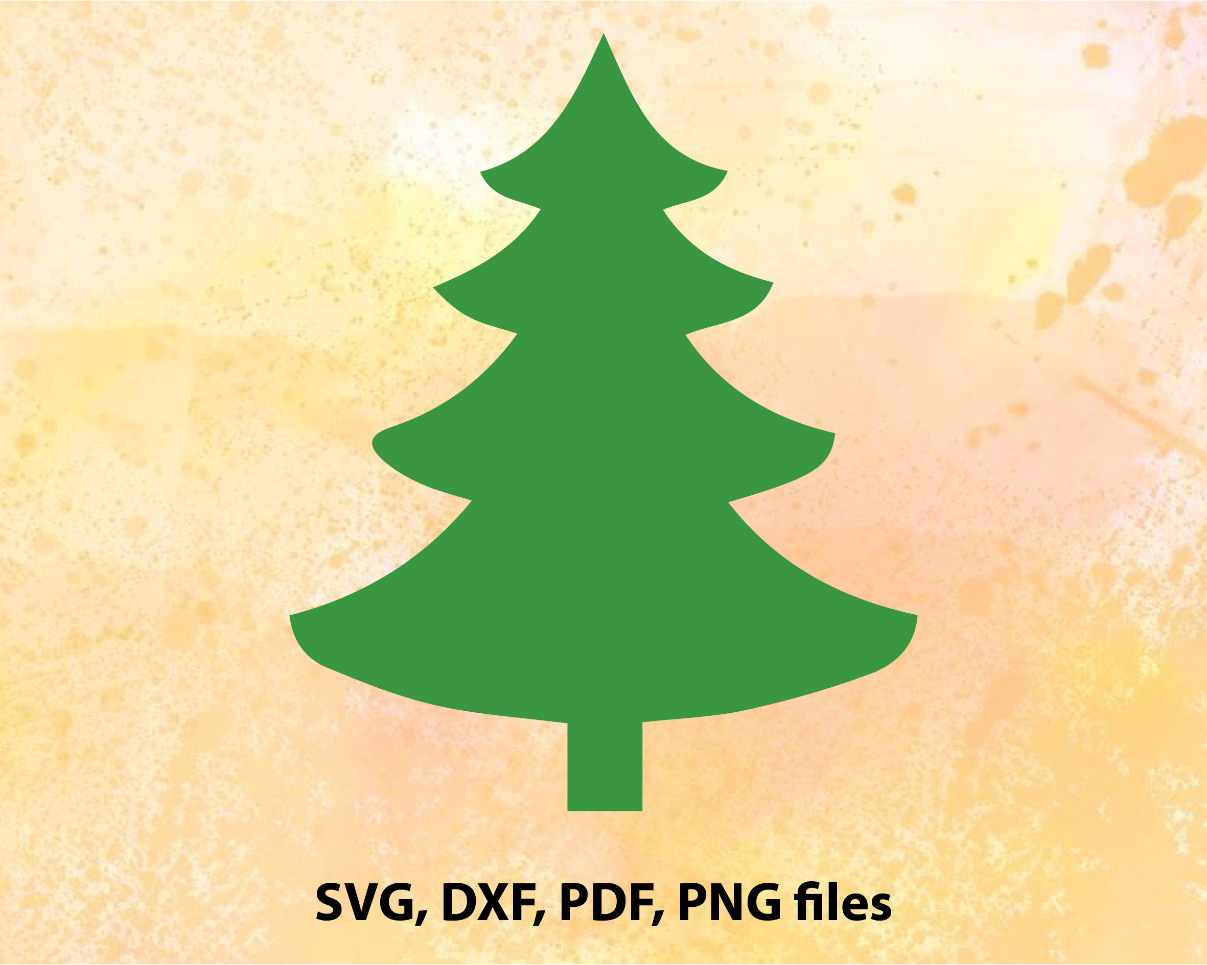 Christmas Tree SVG File Christmas Tree Cut File Png