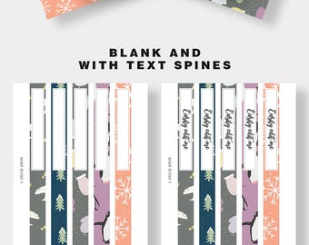 Binder Cover Printable, Set of 5 Covers + Spines, Binder Insert, Planner Cover, Teacher Binder, School Binder Insert, Printable Binder Cover
