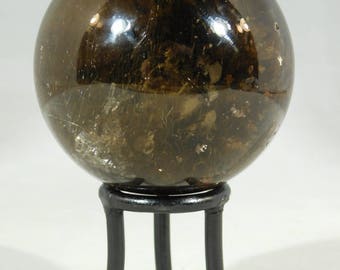 One (1) SMALL Round Metal Display Stand for SPHERE or GLOBE
