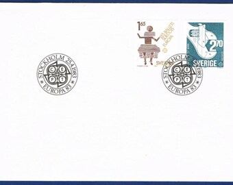 First Day of Issue Cover Stamp Envelop - Sweden - Europe - Ballet - Swedish Ballet - Europa - Wrench - Tool - Stamps
