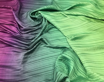 Pleated satin fabric/plisse fabric/gradient fabric.