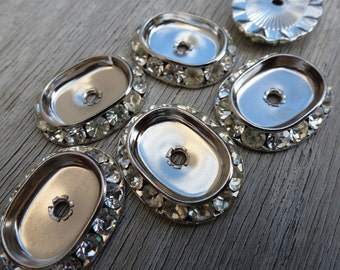 4 Swarovski Crystal Channel Set Setting Jewels C23