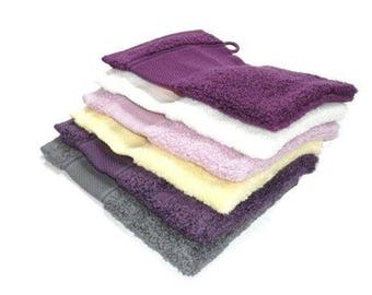 Washcloth old pink or yellow 100% cotton