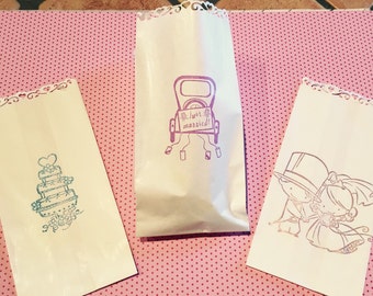Custom bags for confetted