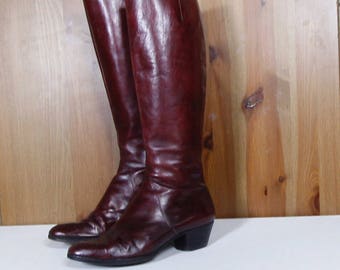Designer Vintage Leather Boots