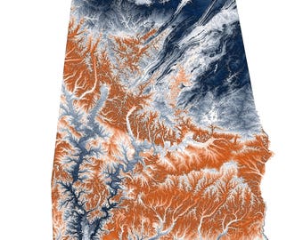 Auburn University Topographic Map