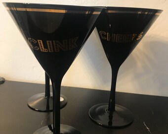 Clink & Cheer! Martini Glasses set of 3
