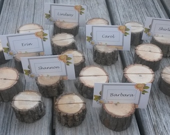 120 Rustic Place Card Holders