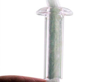 5 Replacement Glass Wick Holders, Oil Candle Fiberglass Wicks