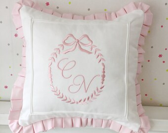 Personalized Decorative Pillow, baby pillow, embroidered baby pillow, custom baby pillow, personalized baby pillow