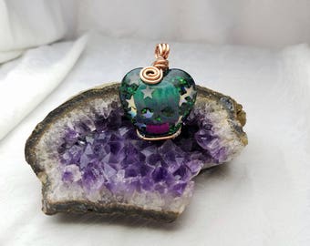 Skull Heart Pendant