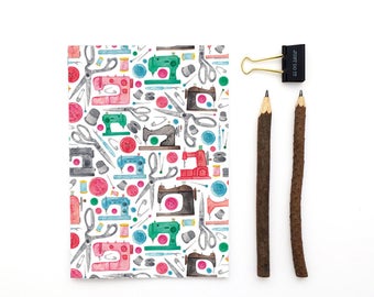 Craft, Notebook, Sewing, Sketchbook, Crafter, Journal, Sew, Bullet Journal, Seamstress, Small Business, Planner, Notepad, Gift, Stationery,