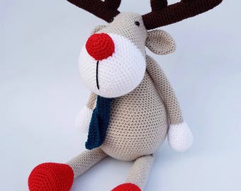 Rudolph the reindeer crocheted