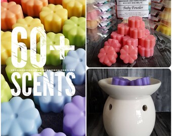 60+ Scents | Soy Wax Melts | Highly Scented | Wax Melts Burner | Eco Wax Melts | Scented Wax Tarts | Wax Tarts | Natural Wax Melts | UK
